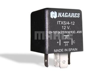ITXS/4-12 FLAŞÖR ÜNİTESİ 12V. SİGORTALI LAMBA TESP PASS. CARS NISSAN MFL 39 MAHLE