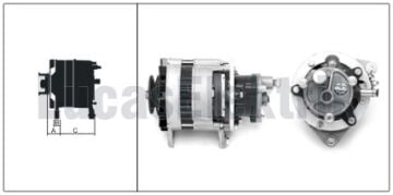 LUCAS 61920162  ALTERNATÖR  A-127/12V-55A BMC LEVENT