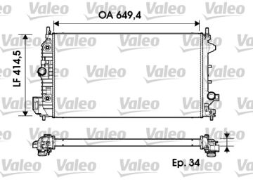 734345 RADYATÖR OPEL VECTRA 13156387 51770420