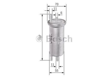 BMW X 5 4.8 is 03.2004 - 10.2006 BOSCH BENZİN FİLTRESİ