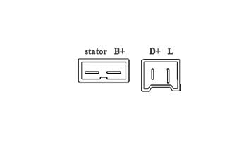 YR 387 KONJEKTÖR 12V MAKO TİPİ KÖMÜRLÜ RENAULT 9
