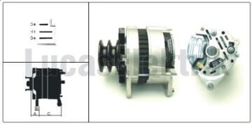 LUCAS 61920223  ALTERNATÖR A-127/24V-45A  ASKAM