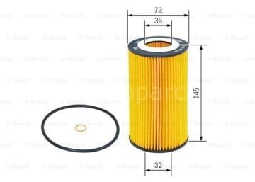 AUDI Q7 4.2 FSI (03.2006 - 05.2010) BOSCH Filtre Seti filitre