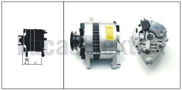 LUCAS 61920456  ALTERNATÖR 12V 45A  A127 TEK KAYIŞLI TÜRK TRAKTÖR