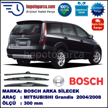 MITSUBISHI Grandis  300 mm 01.2004-01.2008 BOSCH Arka Silecek