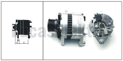 LUCAS 61920459  ALTERNATÖR 12V 65A  A127  (8KANALLI) TÜRK TRAKTÖR