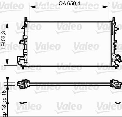 734982 RADYATÖR OPEL VECTRA C 1,6 1300283 13217130