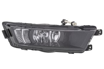 Sis Farı,12V,Halojen,LED,Sağ,Siyah,Skoda Rapid 5JA 941 700 C