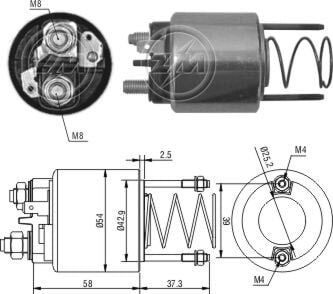 1592  MARŞ OTOMATİĞİ 12V PEUGEOT