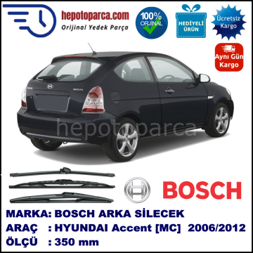 HYUNDAI Accent Hatchback [MC] 350 mm 04.2006-02.2012 BOSCH Arka Silecek