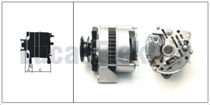 61920491  ALTERNATOR 14V/80A ERKUNT TRAKTOR