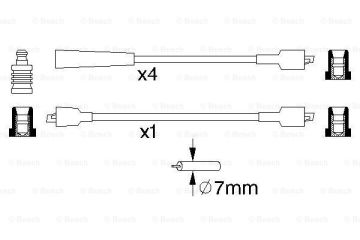 Buji Kablo SetiFIAT 127 900 197106 - 198305; 1 281 100 196909 - 198412; 128 3P 1100, Sport 197506 - 197912; 1 281 300 196903 - 198412; 128 3P 1300, Sport 197506 - 197912; 128 Rally 1300 197101 - 197512; 128 3P 1300 19750