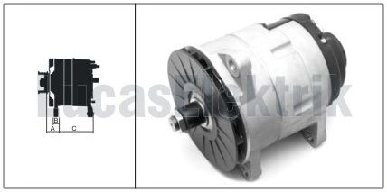 61920426  ALTERNATOR 24V/155A BELDE OTOBUS AC 172R(SAG KULAK) 619 203 09 YERINE