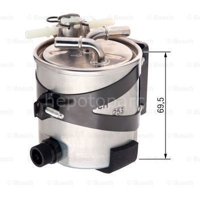 RENAULT Scenic II 1.5 dCi 09.2004 - 04.2009 BOSCH MAZOT FİLTRESİ filitre