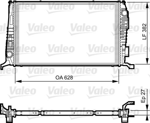 735279 RADYATÖR DACIA DUSTER 06.2010> 8200880550,