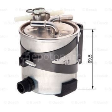 RENAULT Grand Scenic II 1.5 dCi 09.2004 - 04.2009 BOSCH MAZOT FİLTRESİ filitre