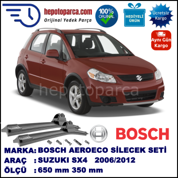 SUZUKI SX4  07.2006-..., 650 / 350 mm. BOSCH AEROECO Aparatlı Muz Silecek