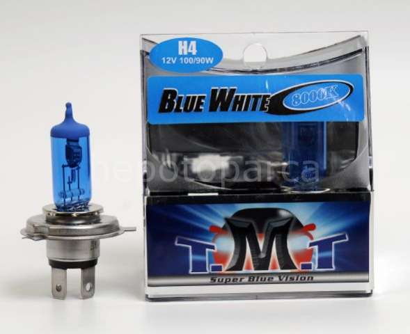 12V H4 5000K BEYAZ IŞIK 90-100W 43T