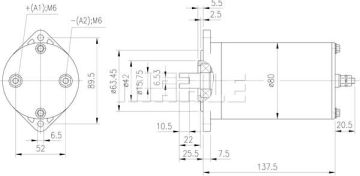MM 161 Z1660 24V LETRİKA MAHLE ISKRA MM161 72736377 11216172500