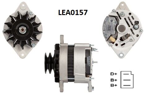 LEA 0157  ALTERNATÖR 28V 55A A127 DÜZ AYAK MAKO 61920344