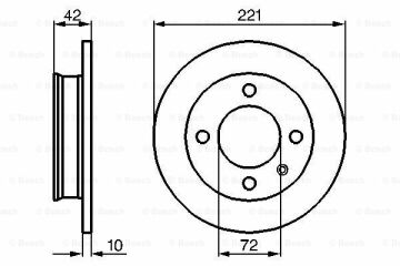 Fren Diski, Ön, [221,0 /10,0-8,7 mm] Fiesta 1.1 198308 - 198902; Fiesta 0.9 198308 - 198902; Fiesta 1.1 197605 - 198307; Fiesta 0.9 197605 - 198307; Fiesta 1.1 198605 - 198902; Fiesta 1.6 D 198404 - 198902; Fiesta 1.1 198308 - 198701; Fi FOR DBRZ1125