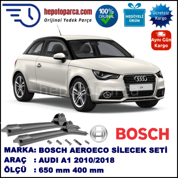 AUDI A1 [8X1] 05.2010-..., 650 / 400 mm. BOSCH AEROECO Aparatlı Muz Silecek