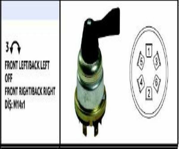 NESAN 11200 SAĞ-SOL SİNYAL ANAHTARI MASSEY TRAKTÖR