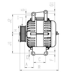 F032113352 Alternatör Holden Zafira 2.2 Z22SE 01-0 6-2001 -,Opel Astra G i 16V 2.2 Z22SE 01-03-2001 -,Opel Vectra C i 16V 2.2 Z22SE 01-04-2002 -,Opel Signum Turbo 2.0 Z20NET 01-05-2003 -,Opel Speedster Turbo 2.0 Z20LET 01-08-2002 -  Z20LET 01-08-2002 - AL