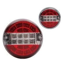 IŞIKSAN-10404 4 FONKSİYONLU HAMBURGER STOP LAMBASI KABLOLU12/24V KISA