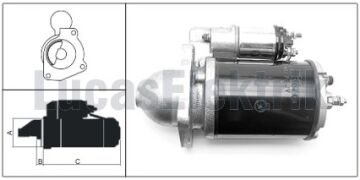27553  MARS MOTORU 12V/2,8KW/10DIS M127 OTOSA N KARGO (INTERCOOLER) STR7620