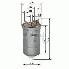 AUDI A4 2.0 TDI 06.2005 - 06.2008 BOSCH MAZOT FİLTRESİ filitre
