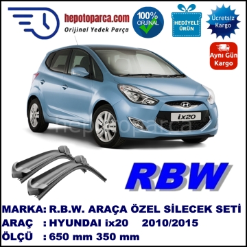 HYUNDAI ix20 MUZ SİLECEK TAKIMI RBW ARACA ÖZEL  (2010→)