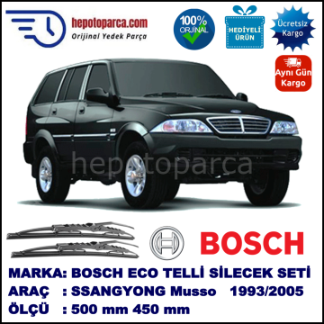 BOSCH ECO Telli Silecek 2'li Takım