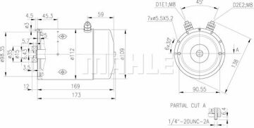 MM 19 Z1660 48V 2KW LETRİKA MAHLE ISKRA MM19 72736235 11212286500