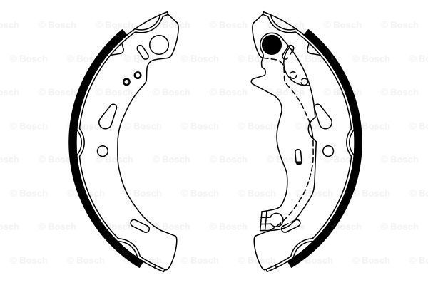 Pabuçlu Fren Balatası [200*32 mm]FORD Fiesta 1.4 TDCi 200807-201211; Fiesta 1.4i 200807-201211; Fiesta 1.25i 200807-201211; Fiesta 1.5 TDCi 201211-; Fiesta 1.25 201211-; Fiesta 1.6 Ti-VCT 201211-; Fiesta 1.4 201211- FOR 8V512A225AA; FOR 8V5