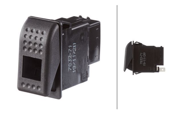 Dörtlü İkaz Şalteri,I-0,24V,LED,Konfor fonksiyonu  8102/02530