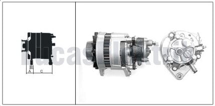 61920161  ALTERNATOR A127/12V/55A BMC LEVEND  80 KAMYON  V.P.  57RS300838