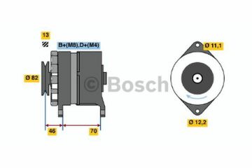 AlternatörIVECO 280-Serie; 120-Serie; 150-Serie; 260-Serie; 130-Serie; 170-Serie IVE 98417133; DAF 151647