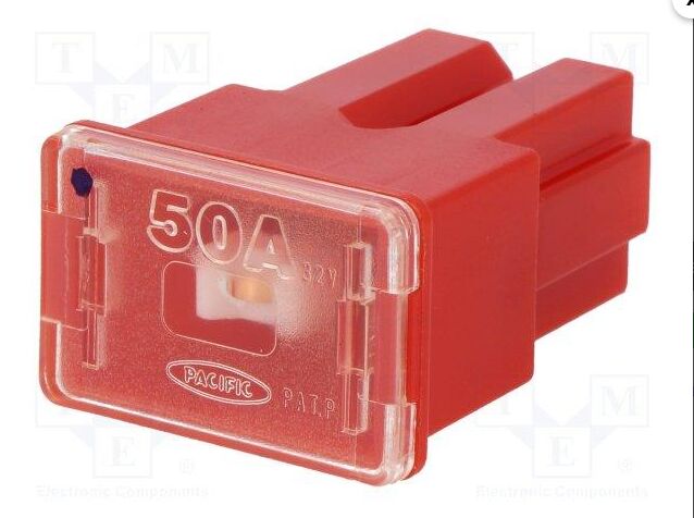UZUN YIRTMAÇLI DİŞİ SİGORTA 50A 0470050 KIRMIZI