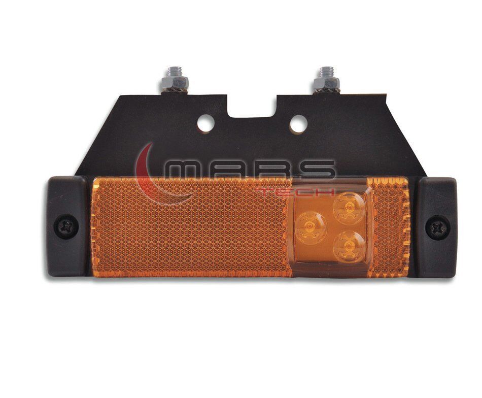 720306 UNİVERSAL YAN İŞARET LED 24V SARI BRAKETLİ