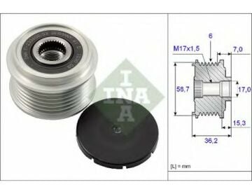 İNA 535009810  KASNAK FORD FOCUS 1.8 TDC