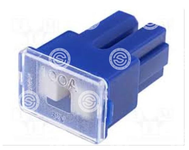 UZUN YIRTMAÇLI DİŞİ SİGORTA 100A 0470100 MAVİ