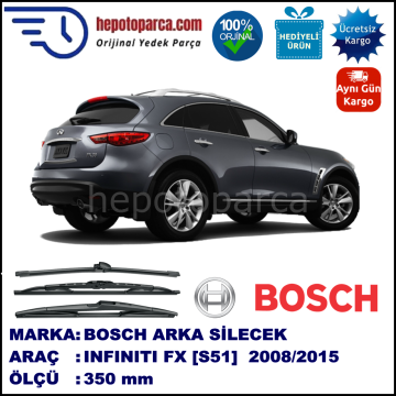 INFINITI FX [S51] 350 mm 07.2008-... BOSCH Arka Silecek
