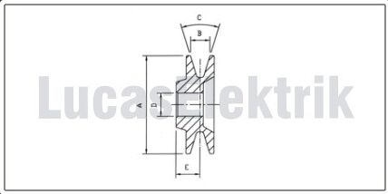UZT512  KASNAK A115/12V TUMOSAN (619 200 43)