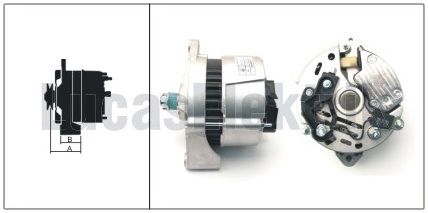 61920376  ALTERNATOR A127/24V/55A BOSCH TIPI