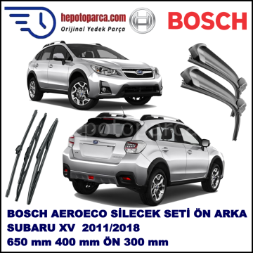 SUBARU XV [G33] 09,2011-,,, Bosch Aeroeco Ön ve Arka Silecek Takımı