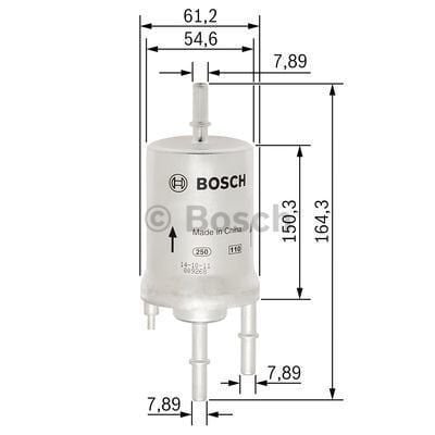 SKODA Fabia 1.2 02.2003 - 11.2004 BOSCH BENZİN FİLTRESİ