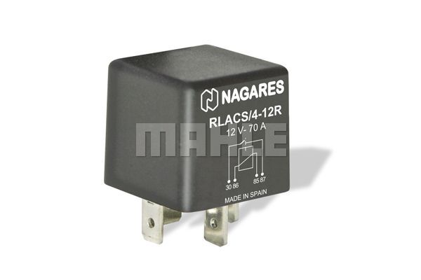 RLACS/4-12R Dirençsiz NORMALDE AÇIK GÜÇ RÖLESİ - 4 PASS. CARS UNIVERSAL MR 37 MAHLE