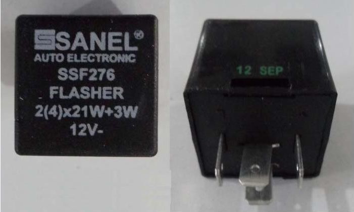 SSF276 12V RENAULT KANGOO flaşer  (+,-,C,R) 4 uçlu 30110005