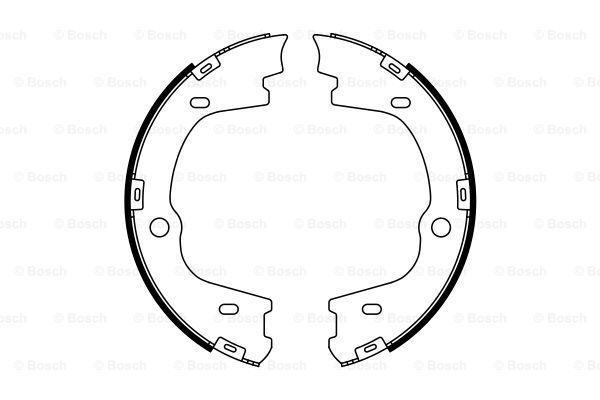 Pabuçlu Fren Balatası [209*40,0 mm]HYUNDAI ix55 3.0 CRDi 4x4 200904 - 201212; ix55 3.8 4x4 200809 - 201212; ix55 3.0 CRDi 4x4 201107 - 201212 HYU 583503JA00